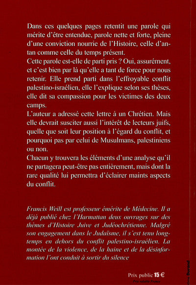 Lettre à un ami chrétien propalestinien