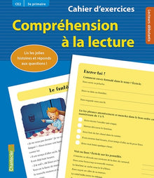 Compréhension à la lecture (CE2 3e primaire) (Bleu)