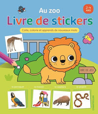 Au zoo - Livre de stickers