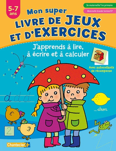 Mon super livre de jeux et d'exercices (5-7 ans)