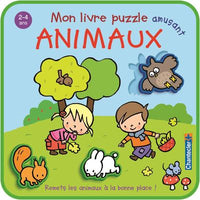 MON LIVRE PUZZLE AMUSANT ANIMAUX (2-4 ANS)