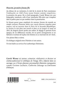 Fleurette première femme flic