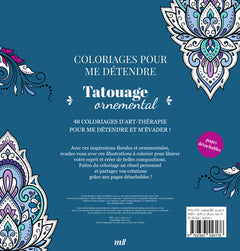 Tatouage ornemental - Coloriages pour me détendre
