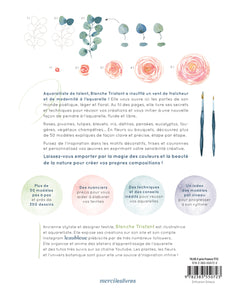 Fleurs et végétaux à l'aquarelle