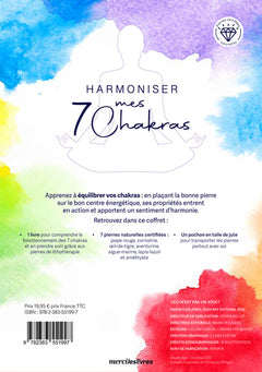 Coffret - Harmoniser mes 7 chakras -  Le bien-être par les pierres