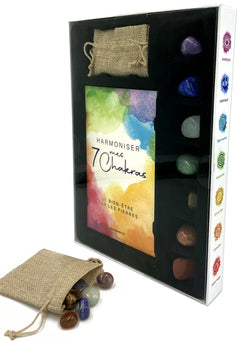 Coffret - Harmoniser mes 7 chakras -  Le bien-être par les pierres