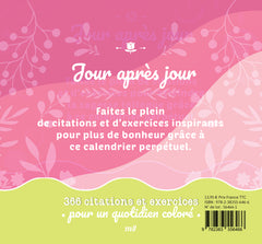 Calendrier Jour après jour - La vie en rose