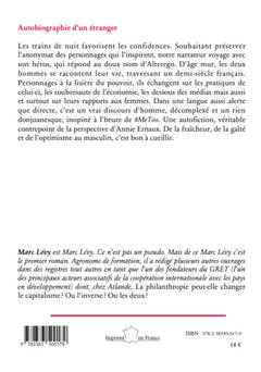 Autobiographie d'un étranger