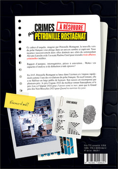 Crimes à résoudre par Pétronille Rostagnat