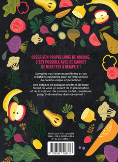 Mon carnet de recettes à remplir