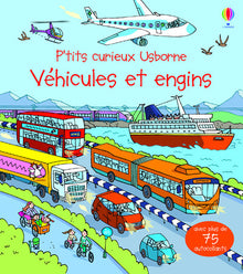 Véhicules et engins - P'tits curieux Usborne