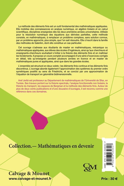 Systèmes différentiels et méthode des éléments finis