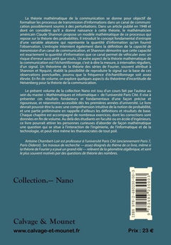 Théorie de l'information: Trois théorèmes de Claude Shannon