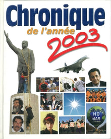CHRONIQUE DE L'ANNEE 2003