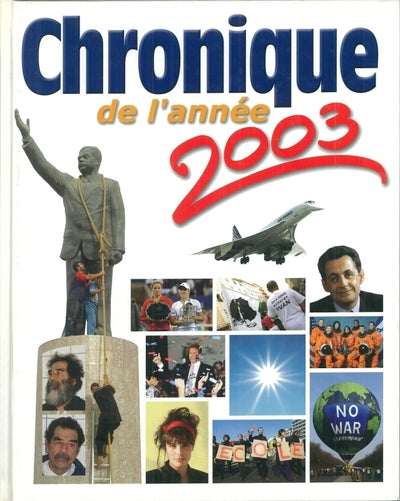CHRONIQUE DE L'ANNEE 2003