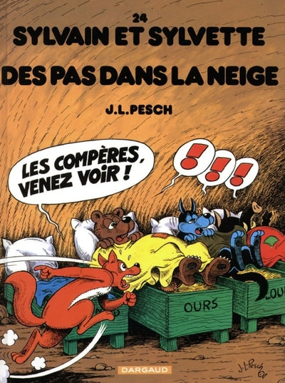 Des pas dans la neige