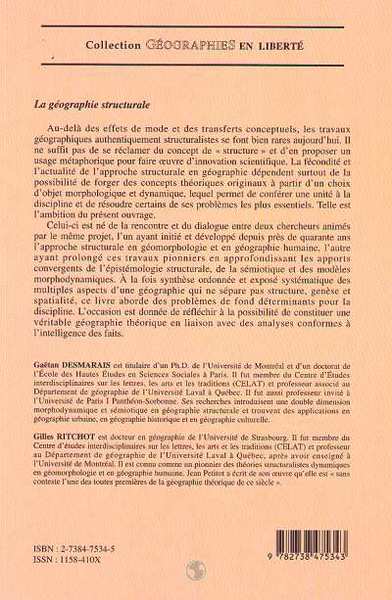 La géographie structurale