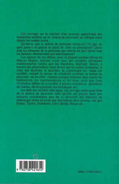La notion de personne en Afrique Noire