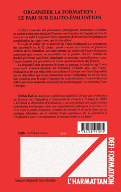 Organiser la formation : Le pari sur l'auto-évaluation