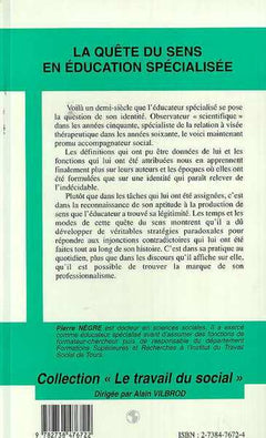 La quête du sens en éducation spécialisée