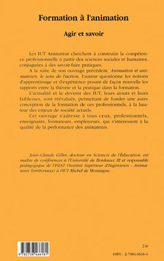 Formation à l'animation agir et savoir