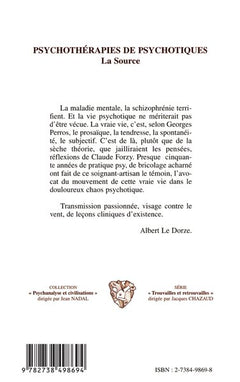 Psychothérapies de psychotiques : la source