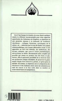 Bibliographie de Kateb Yacine