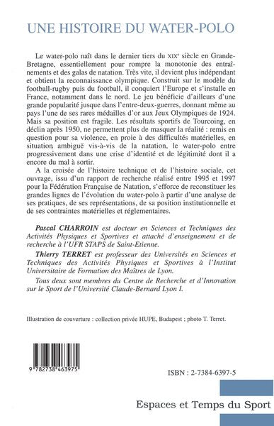 L'eau et la balle: Une Histoire du Water-Polo