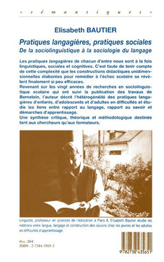 Pratiques langagières, pratiques sociales