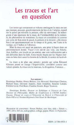 Les traces de l'art en question