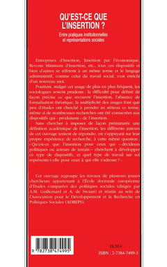 Qu'est-ce que l'insertion ?