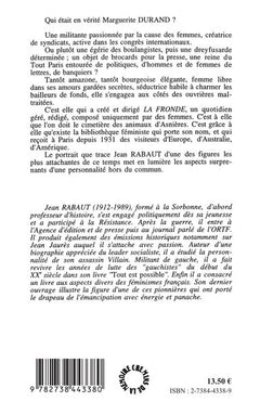 Marguerite Durand (1864-1936): "La Fronde" féministe, ou, "Le Temps" en jupons