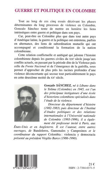 Guerre et politique en Colombie