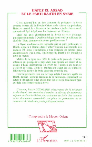 Hafez El Assad et le parti Baath en Syrie