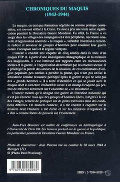 CHRONIQUES DU MAQUIS (1943-1944)