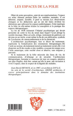 Les espaces de la folie