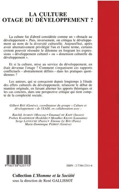 La culture, otage du développement ?