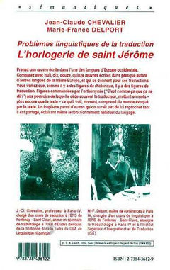 Problèmes linguistiques de la traduction