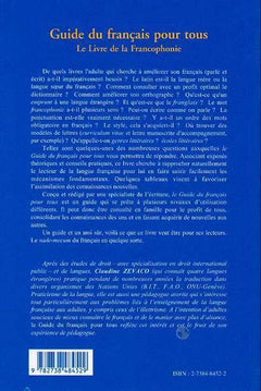 Guide du français pour tous : le livre de la francophonie
