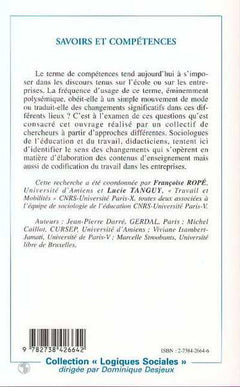 Savoirs et compétences