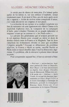 Algérie : mémoire déracinée