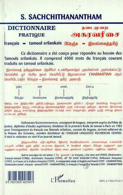 Dictionnaire pratique français-tamoul srilankais