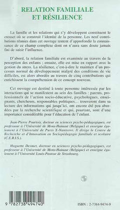 Relation familiale et résilience