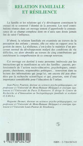 Relation familiale et résilience