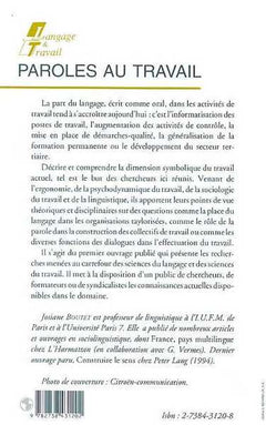 Paroles au travail