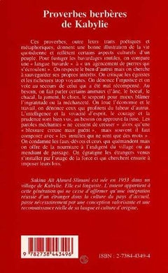 Proverbes berbères de Kabylie