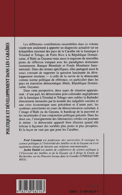 Politique et développement dans les Caraïbes