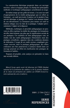 Travail pédagogique, et formation d'adultes: Eléments d'analyse