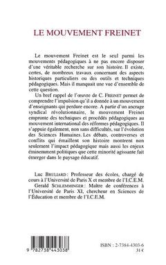 Le mouvement Freinet : des origines aux années quatre-vignt