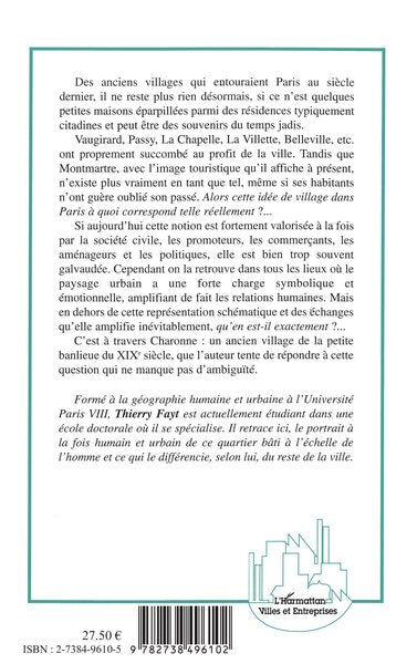 Charonne : un espace humain